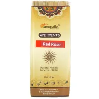Благовония масала Aromatika Ace Scent Masala благовония Red Rose КРАСНАЯ РОЗА, 100 палочек в упаковке