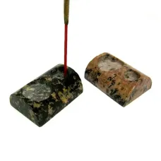 Подставка для благовоний 4,5 см камень, цвет в ассортименте R310