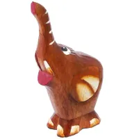 Слон статуэтка 15х7 см, дерево IN0097