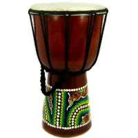 Барабан Джембе 24 см, d.14 см, дерево IN0174