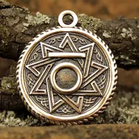 Амулет № 07, Чертог Медведя, бронза, 27*31мм (СЧ 007) BV06-07