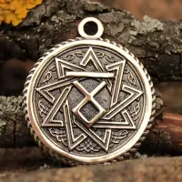 Амулет № 09, Чертог Волка, бронза, 27*31мм (СЧ 009) BV06-09