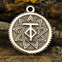 Амулет № 11, Чертог Тура (Быка), бронза, 27*31мм (СЧ 011) BV06-11