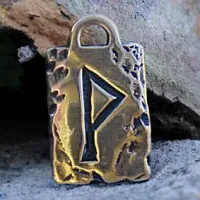 Амулет № 08, Руна Вуньо, бронза, 17*28мм (Р 008) BV09-08