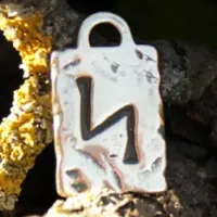 Амулет № 16, Руна Соулу, бронза, 17*28мм (Р 016) BV09-16