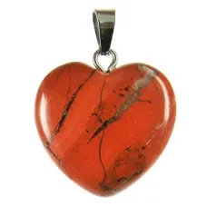 Амулет Сердце Яшма 20мм A091-06