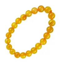 Браслет Желтый Крварц d 8мм A115-05