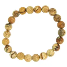 Браслет Песочная Яшма d 8мм A115-06