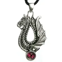 Амулет Дракон 44х23мм, металл A121-17