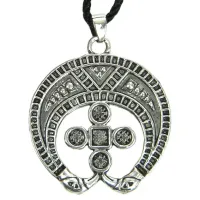 Амулет Лунница 40х37мм, металл A121-52