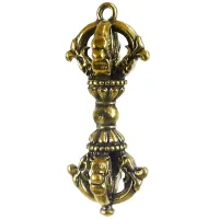 Амулет Ваджра 46х17мм, бронза KB01-45