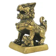 Статуэтка Лев 28х16мм, бронза KB05-23