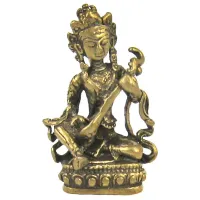Статуэтка Сарасвати 43мм, бронза KB05-54