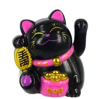 Манеки Неко фигурка на солн.батарее 5,5см, пластик KL19-2