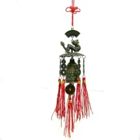 Подвеска Дракон и колокол 37см N123