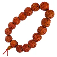 Браслет из семян Рудракши,8мм V109-67