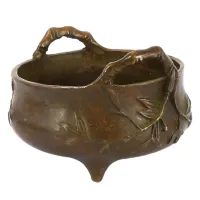 Курильница для благовоний 55х80х80мм, бронза KB05-403