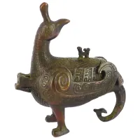 Курильница для благовоний Павлин 70х63х31мм, бронза KB05-405