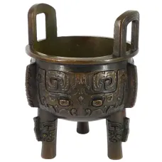 Курильница для благовоний 103х72х72мм, бронза KB05-407