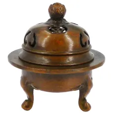 Курильница для благовоний 68х63х63мм, бронза KB05-409