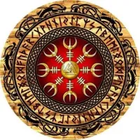 Алтарь для рунического гадания, d=27 см, ХДФ доск3