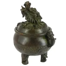 Курильница для благовоний Дракон 100х60х60мм, бронза KB05-416