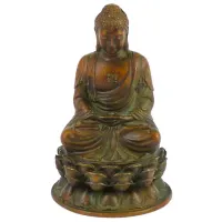 Статуэтка Будда Варада-мудра 70х44х38мм, бронза KB05-430