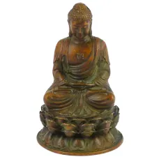 Статуэтка Будда Варада-мудра 70х44х38мм, бронза KB05-430