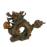 Статуэтка Дракон 55х85х27мм, бронза KB05-451