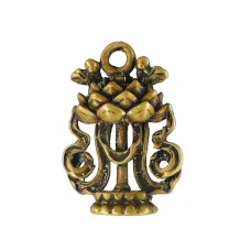 Амулет Падма (Лотос) 18х13мм, бронза KB01-300