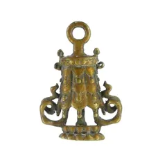 Амулет Дхвая (Знамя Победы) 20х13мм, бронза KB01-302