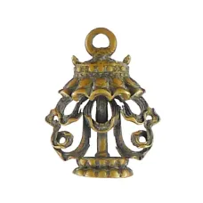 Амулет Чхатра (Зонтик) 18х14мм, бронза KB01-304