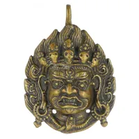 Амулет Будда Махакала 56х40мм, бронза KB01-308