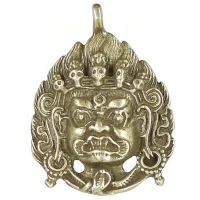 Амулет Будда Махакала 50х36мм, бронза KB01-309