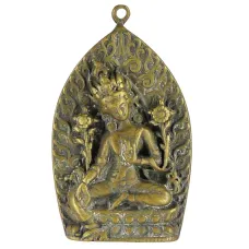 Амулет Зеленая Тара 50х30мм, бронза KB01-310