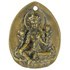Амулет Зеленая Тара 40х32мм, бронза KB01-311