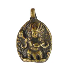 Амулет Манджушри 30х20мм, бронза KB01-313