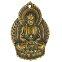 Амулет Будда 40х26мм, бронза KB01-314
