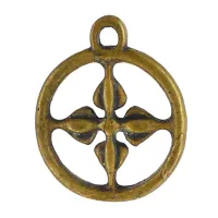 Амулет Ваджра 20х16мм, бронза KB01-320