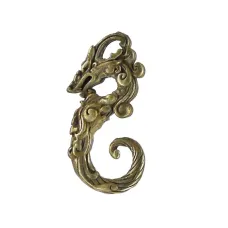 Амулет Дракон 25х13мм, бронза KB01-323