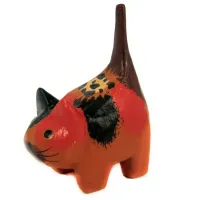 Кошка статуэтка 8х6см, дерево IN0084