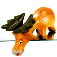 Лось фигурка 12х5см, дерево IN0131
