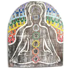 Панно Чакры, 40х34 см дерево IN0012