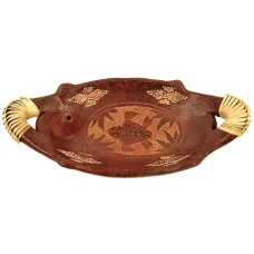 Подставка для благовоний 10х20 см, керамика, ротанг, в ассортименте IN0215