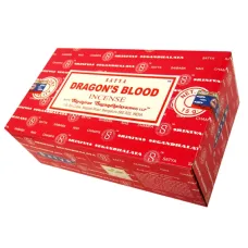 Благовония прямоугольные SATYA Dragon Blood КРОВЬ ДРАКОНА 15 грамм блок 12 штук