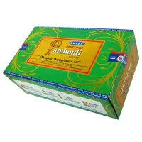 Благовония прямоугольные SATYA Natural Patchouli НАТУРАЛЬНЫЙ ПАЧУЛИ 15 грамм блок 12 штук