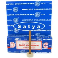 Благовония безосновные SATYA Nag Champa Dhoop Sticks НАГ ЧАМПА блок 12 штук
