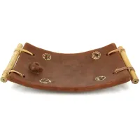 Подставка для благовоний с ручками 16х8 см, керамика, ротанг