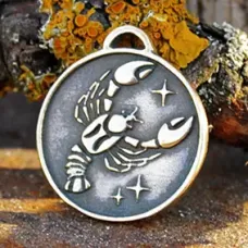 Зодиак № 04, Рак, бронза, Д-26мм, 26*29мм (ЗЗ 004) BV04-04