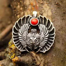 Скарабей, бронза, 35*35*3 мм (СП 008) BV07-08